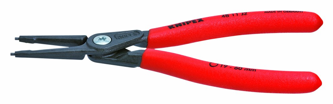 KNIPEX Tools – Alicates de precisión para circlip, interno, recto, 3/4"-2 23/64" diámetro del orificio (4811J2P1) 1 KNIPEX Tools – Alicates de precisión para circlip, interno, recto, 3/4″-2 23/64″ diámetro del orificio (4811J2P1)