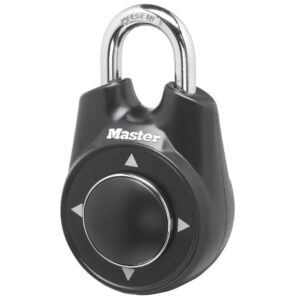 Master Lock 1500iD Set Your Own Candado de combinación direccional, negro