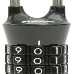 Master Lock 1535d Vertical Combinación de 3 dígitos número Candado de combinación, varios colores, 1-Pack, Paquete 6, Variados
