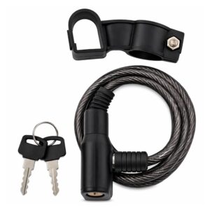 MIKEL´S C-1690 Cable Candado Flexible Llave Seguridad 90 cm