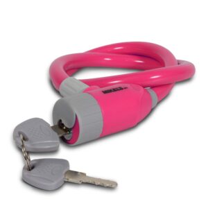 Mikel’s CCR-65 Cable Candado Flexible Rosa 65cm