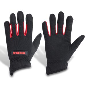 MIKELS Guantes para Mecánico Semi Profesional (Grande)