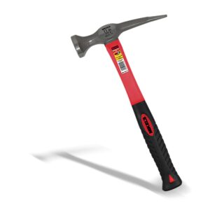 Mikel’s MLPL-11 Martillo para Laminero Desabollador Punta Larga, Mango de Fibra de Vidrio, 11 Oz