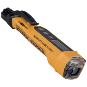 NCVT-6 Probador de voltaje sin contacto con medidor de distancia láser, color amarillo, pequeño, pack of/paquete de 1