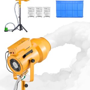 VEVOR Máquina de espuma, cañón de 1200W, generador de espuma con 3 paquetes de polvo espumante, máquina para fiestas con depósito de agua de 75 litros, para el jardín, la piscina