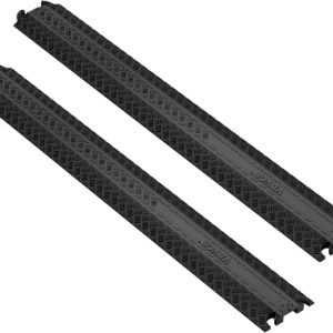 VEVOR Pasacables Suelo Rampa De Cable 2 Piezas 39 en Speed Bumps 2000 lbs Cable Protector Rampa Drop Over Cable Cover