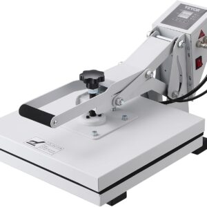 VEVOR - Prensa de calor, máquina de prensa de calor de 15 x 15 pulgadas, calefacción rápida, máquina de prensa de calor de alta presión para playera, impresora digital de sublimación industrial para