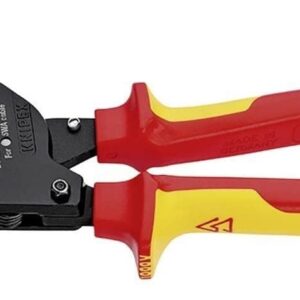 Knipex 95 36 315 A Cortacables (Tipo Carraca) para Cables con Cobertura de Acero (Cable Swa) Aislados con Fundas en Dos Componentes, Según Norma VDE, 315 mm