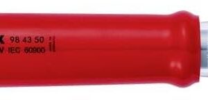 Knipex 98 43 50 Llave Dinamométrica con Cuadradillo Externo, Reversible 385 mm