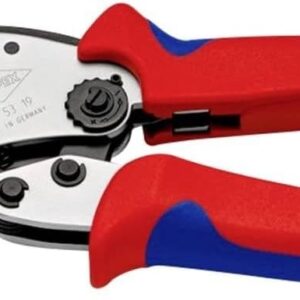 KNIPEX 97 53 19 con cabezal giratorio con empuñaduras multicomponentes cromadas 200 mm