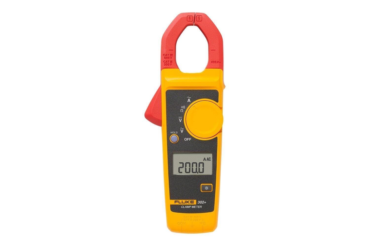 Fluke Multimetro de Gancho Pinza Amperimétrica 302+ Profesional 400 A CA Compacta Precisa Segura (Valor Medio) 1 Fluke Multimetro de Gancho Pinza Amperimétrica 302+ Profesional 400 A CA Compacta Precisa Segura (Valor Medio)