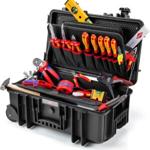 KNIPEX - Maleta de herramientas Robust26 Move Electric 22 piezas 550 mm, 00 21 33 E
