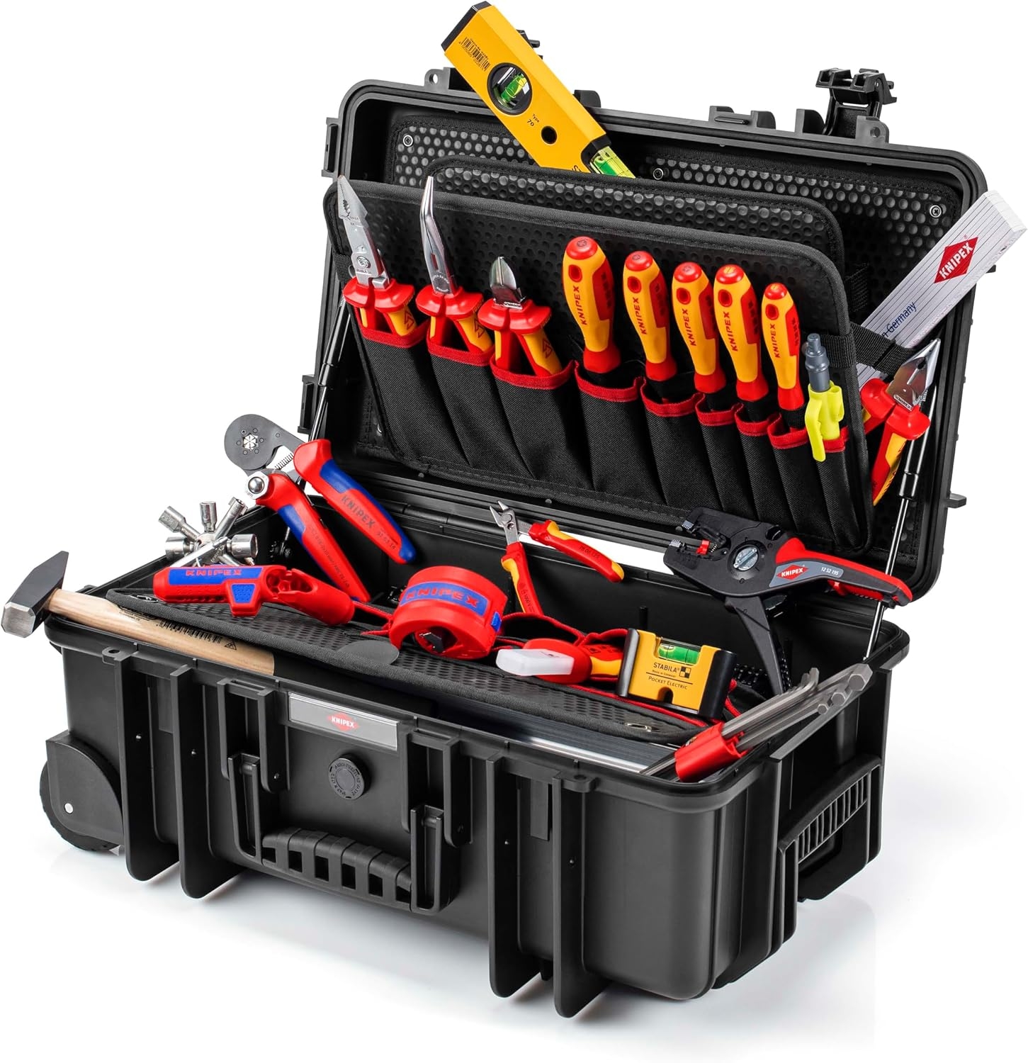 KNIPEX - Maleta de herramientas Robust26 Move Electric 22 piezas 550 mm, 00 21 33 E 1 KNIPEX - Maleta de herramientas Robust26 Move Electric 22 piezas 550 mm, 00 21 33 E