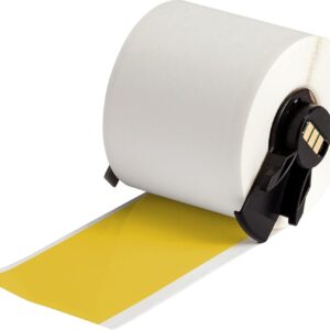 Brady Cinta adhesiva permanente de vinilo para todo tipo de clima para impresoras M610, M611, M710, BMP61 y BMP71, 2 pulgadas x 50 pies, amarilla. M6C-2000-595-YL