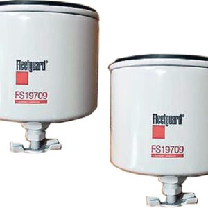 FS19709 Fleetguard Filtro de combustible de agua sep (paquete de 2) reemplaza a Baldwin BF1267, Donaldson P552374, Luber Finer LFF8255, Onan A026K278, 1492106, Sierra 237760, Toro 638300