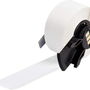 Brady Cinta de etiquetas de vinilo multiusos para impresoras M610, M611, M710, BMP61 y BMP71, 1 pulgada x 50 pies, color blanco. M6C-1000-439