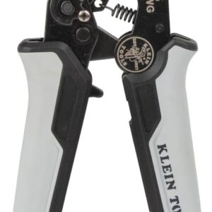 Klein Tools 34056 Pinza ponchadora hexagonal de férulas para cable de 10-22 AWG