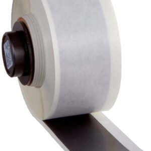 Brady PTL-42-439-BK TLS 2200 and TLS PC Link 1" Width x 50' Height, B-439 Permanent Vinyl, Matte Finish Black Label
