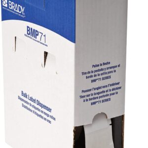 Brady Etiquetas de vinilo autolaminadas alrededor de alambre y cables, a granel, para impresoras M610, M611, M710, BMP61 y BMP71, 4 x 1.5 pulgadas. BM-33-427