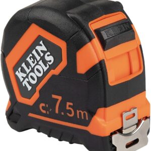 KLEIN TOOLS 9375 | Flexómetro Magnético | 7.5 M | Medición Precisa