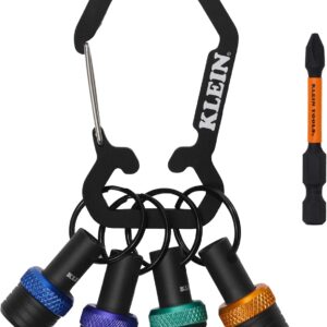 KLEIN TOOLS K33850 | Llavero Portapuntas | Brocas Hexagonales 1/4 | Colores