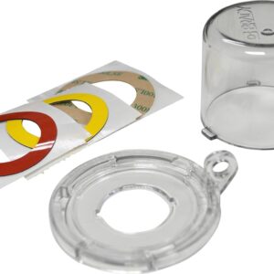 Brady 139795 Push Button Lockout, 22 mm, Clear