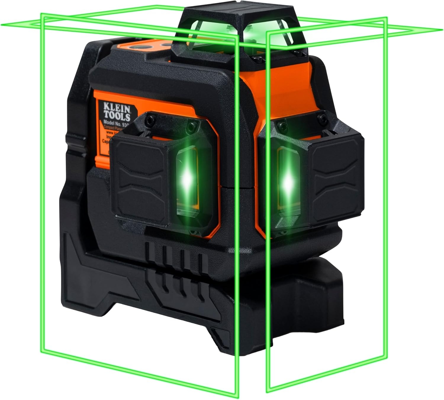 Klein Tools 93CPLG Nivel láser compacto autonivelante, línea cruzada verde brillante, planos láser de 360 grados, recargable, montaje magnético 1 Klein Tools 93CPLG Nivel láser compacto autonivelante, línea cruzada verde brillante, planos láser de 360 grados, recargable, montaje magnético