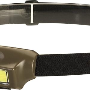 Streamlight 61706 Bandit 180-Lúmenes LED Linterna Frontal Recargable USB con Clip para Gorro y Correa, Coyote