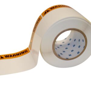 Brady THTEL-161-483-1-WA 4" Width x 4" Height, B-483 Polyester, Orange with Black on White Warning Arc Flash Label (1000 per Roll)