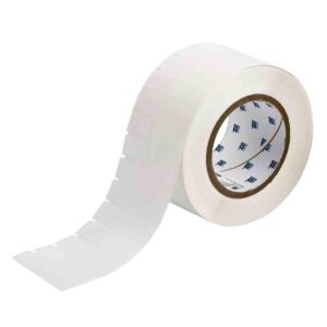 Brady THT-153-461-3 2.625" Width x 0.6" Height, B-461 Self-Laminating Polyester, Matte Finish White/Translucent Thermal Transfer Printable Label (3000 per Roll)