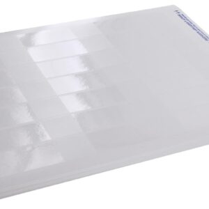Brady LAT-19-361-1 1" Width x 3.167" Height, B-361B Self-Laminating Polyester, Matte Finish White/Translucent Laser Printable Label (Pack of 1000)