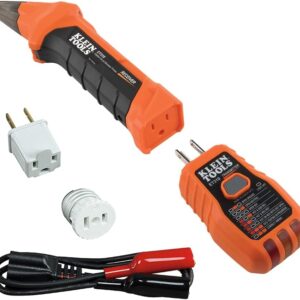 Klein Tools 80016 Kit de herramientas de localizador de interruptores con accesorios, juego de 2 piezas, incluye núm. de catálogo: ET310 y núm. de catálogo: 69411