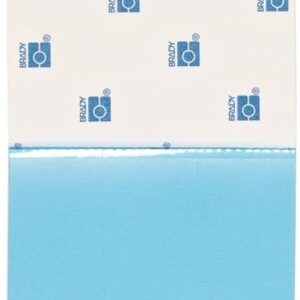 Brady PWC-PK-3 3" Height, 1" Width, B-292 Self-Laminating Vinyl, White Color Write-On Self-Laminating Wire And Cable Marker (Pack Of 60 Book)