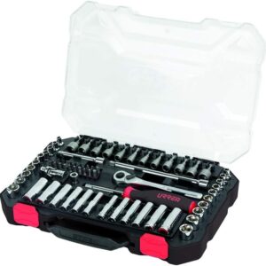 Urrea 4701CD Juego Dados y Accesorios Combinados, 1/4 Caja Display, 70 piezas
