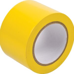 Brady 108' Length, 3" Width, B-725 Vinyl Tape, Yellow Color Aisle Marking Tape