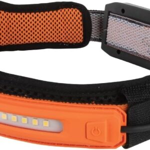 Klein Tools 56308 Linterna LED Frontal, recargable, de Haz Amplio con correa, 575 lúmenes