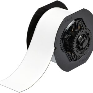 Brady B30C-2500-509-WT 25 feet Length x 2.5" Width, B-509 Polyester, White BBP31 Magnetic Supply