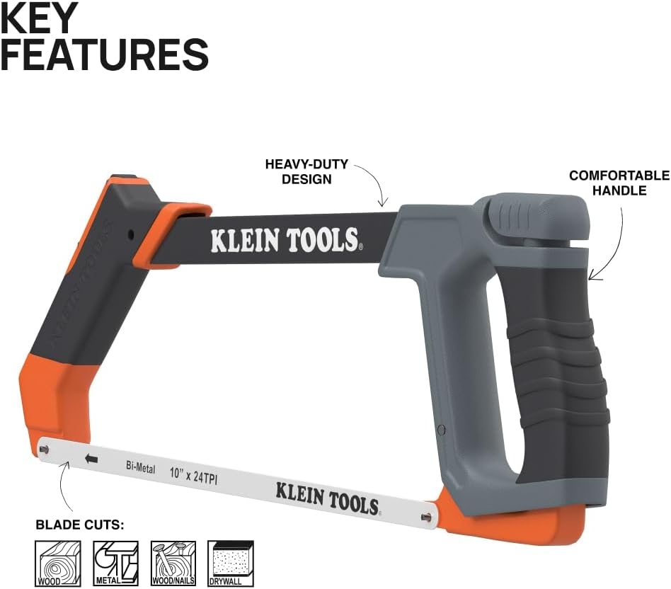 Klein Tools 31430 Arco para segueta de Alta Tensión 12'' 4 Klein Tools 31430 Arco para segueta de Alta Tensión 12'' – Vista 4