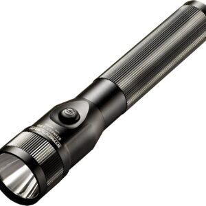 Streamlight 75713 Stinger C4 LED Rechargeable Flashlight with NiCad Battery and 120V AC/12V DC 2-Holders, Black - 425 Lumens
