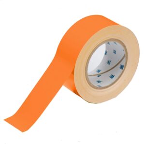 Brady ToughStripe Nonabrasive Floor Marking Tape, 100' Length, 2" Width, Orange (Pack of 1 Roll)
