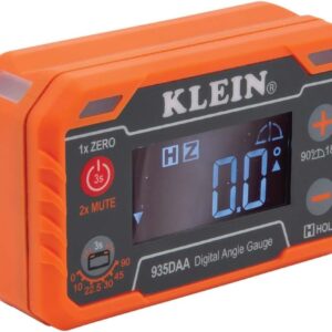 Klein Tools 935DAA Medidor electrónico digital de nivel y ángulo, alerta