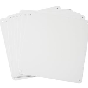 Brady 106462 Sign Blanks, Aluminum, 10.25" x 10.25"