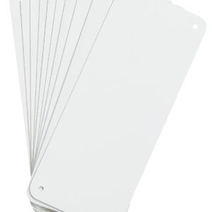 Brady 106461 Sign Blanks, Aluminum, 4.25" x 10.25" - Pack of 10