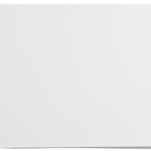Brady 13635 14.25" Length x 10.25" Width, B-555 Aluminum, White Sign Blanks (Pack of 10)