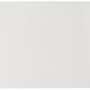 Brady Y48605 6.25" Length x 4.25" Width, BBP85 Aluminum, White Sign Blanks (Pack of 10)