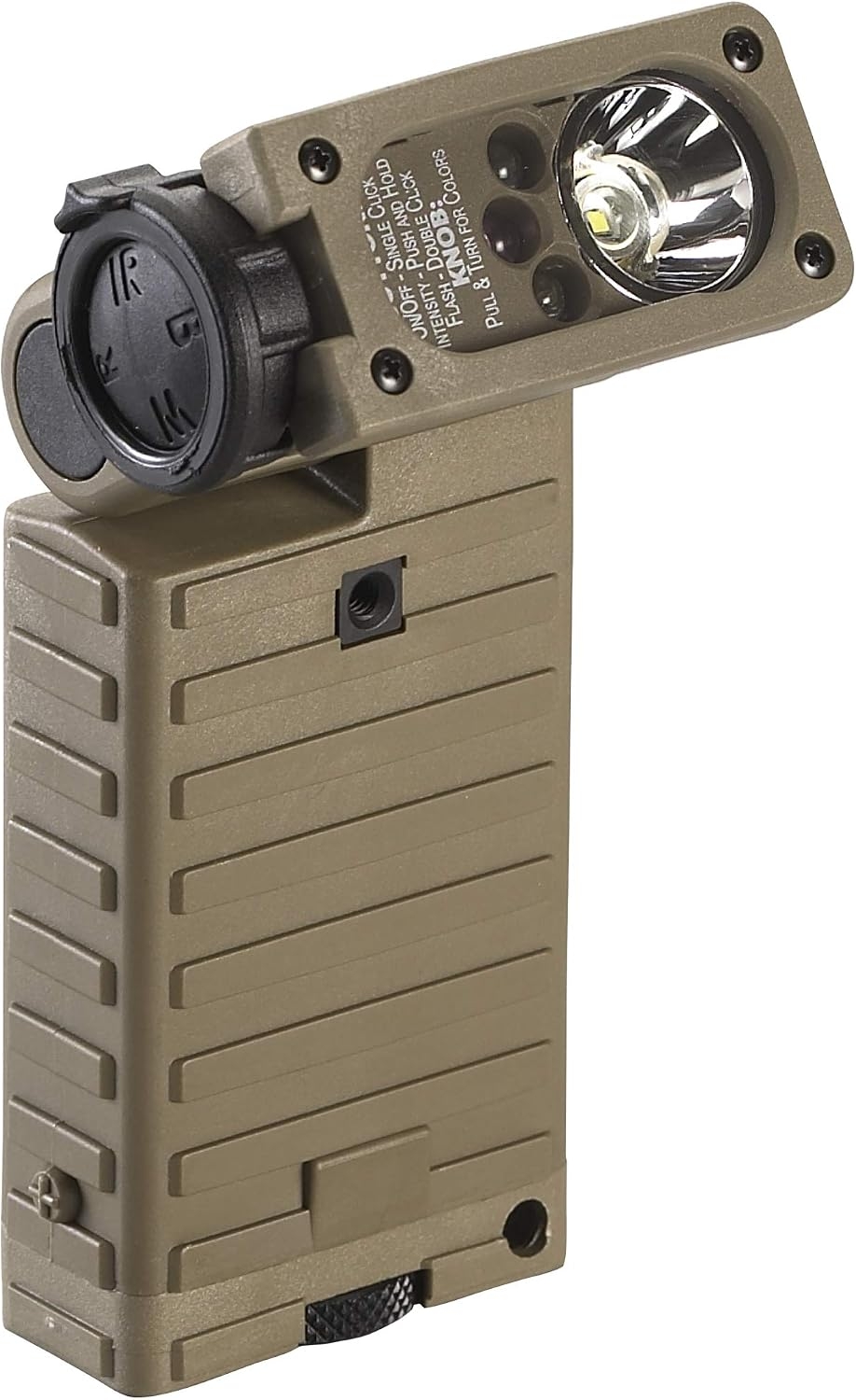 Streamlight 14032 Sidewinder Military Tactical Flashlight with Articulating Head and Batteries, Coyote - 55 Lumens 1 Streamlight 14032 Sidewinder Military Tactical Flashlight with Articulating Head and Batteries, Coyote - 55 Lumens