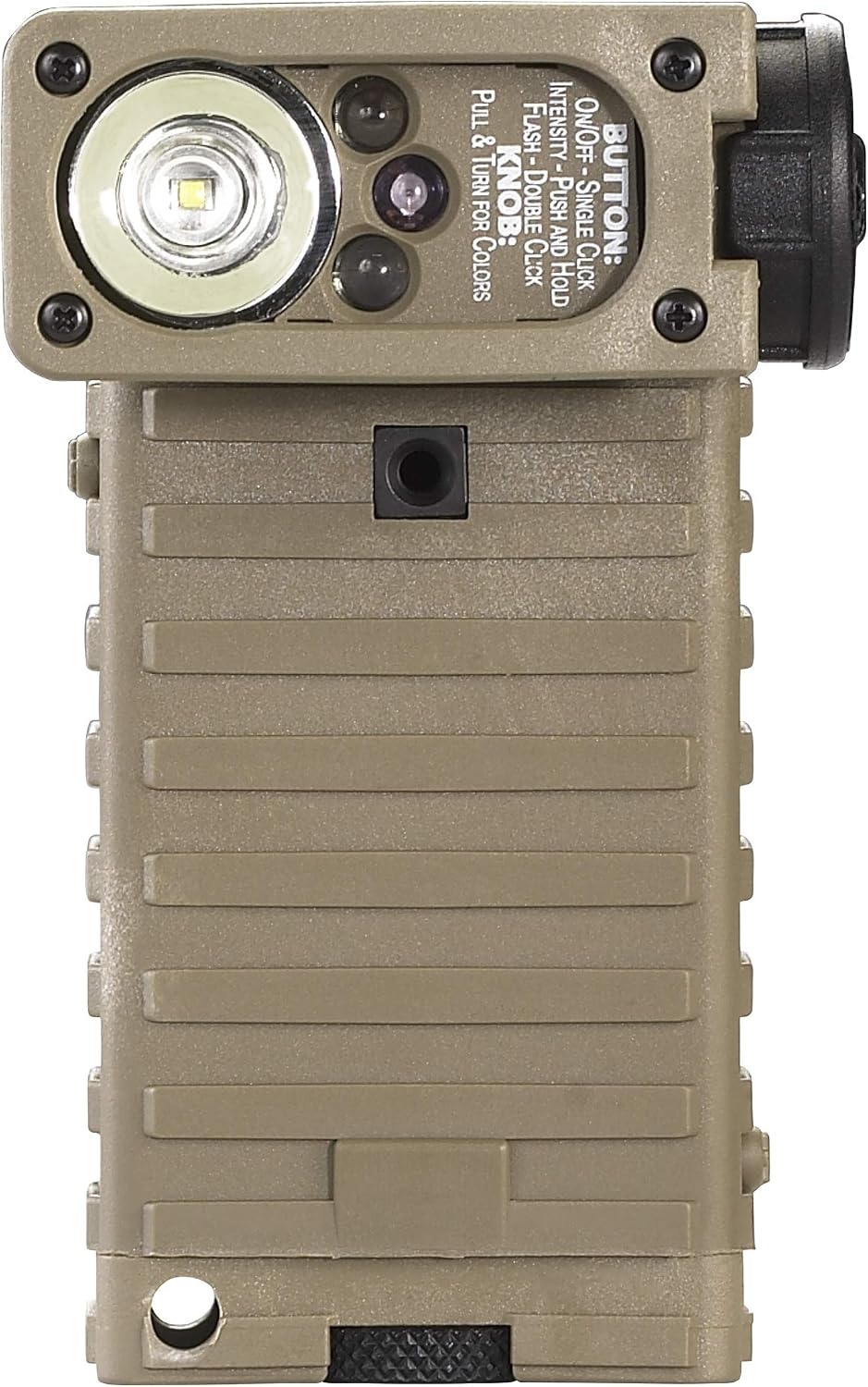 Streamlight 14032 Sidewinder Military Tactical Flashlight with Articulating Head and Batteries, Coyote - 55 Lumens 5 Streamlight 14032 Sidewinder Military Tactical Flashlight with Articulating Head and Batteries, Coyote - 55 Lumens – Vista 5