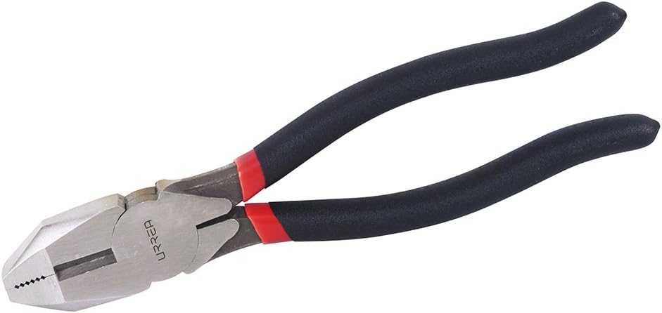 Urrea Pinza para electricista corte lateral 8 9/16" uso industrial 1 Urrea Pinza para electricista corte lateral 8 9/16" uso industrial