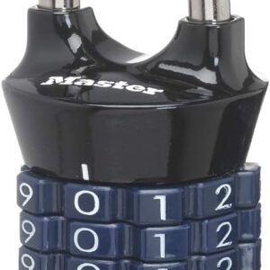 Master Lock 1535D - Juego de candado de combinación, 1 paquete, los colores pueden variar
