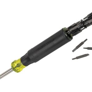 Klein Tools 32327 - Juego de destornilladores de precisión 27 en 1 de múltiples bits, almacenamiento a bordo, imán de tierras raras, ideal para bloques de terminales